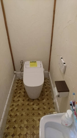 トイレ交換工事　神奈川県秦野市　XCH1401WS