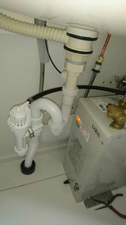 小型電気温水器交換工事　鹿児島県霧島市　EHPK-F6N3 - After