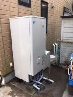 エコキュート交換工事　静岡県静岡市駿河区　EQ37TFV-set - After