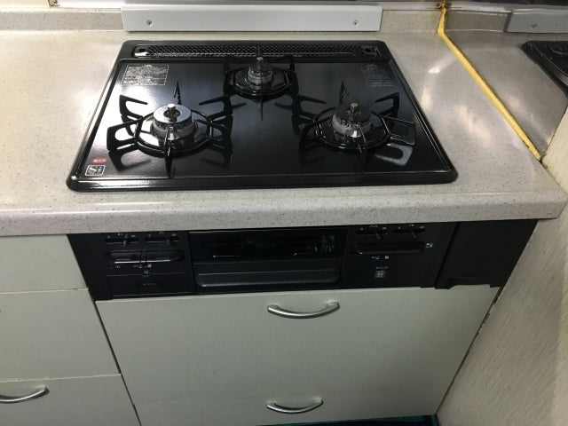 ビルトインガスコンロ交換工事　埼玉県川口市　N3GN2RSQ1-L-13A - After