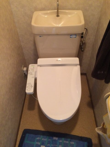便座交換工事　東京都小金井市　TCF2221E-NW1