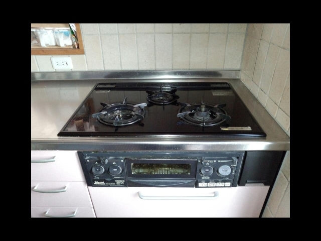 ガスコンロ交換工事　兵庫県神戸市北区　RHS71W15G22R3-STW - Before