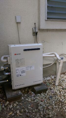 給湯器・循環交換/追炊配管新設　大阪府和泉市　GT-2450SARX-2BL-set - After