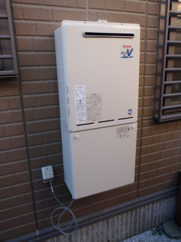 給湯器交換・ガス配管交換　東京都町田市　RUF-A2400SAW-Aset13A - After
