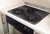 ビルトインガスコンロ交換工事　東京都板橋区　N3GN2RSQ1(L/R) - Before