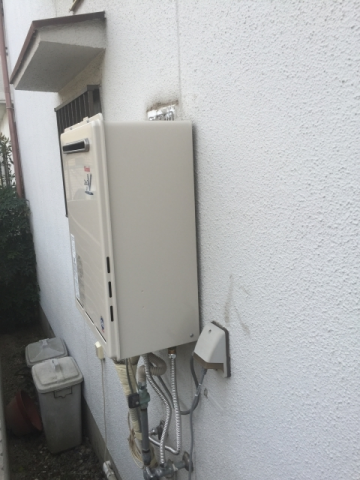 給湯器・ガス配管交換工事（狭所作業共）　大阪府柏原市　RUF-A1610SAW-A-set - After