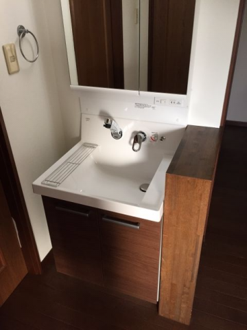 洗面化粧台交換工事　茨城県つくば市　AR2N-755SY-D-LM2H - After