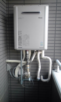 給湯器・給水・給湯配管交換・ドレン排水延長工事　大阪府大阪市東住吉区　RUF-E2405AW-13A-set - After