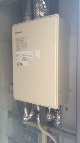 給湯器交換（排気筒位置調整費）　兵庫県西宮市　GT-2451SAWX-FFBL-set - After