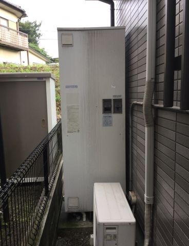蛇口 洗面化粧台 エコキュート交換工事　神奈川県秦野市　SRT-S373U-setR - Before