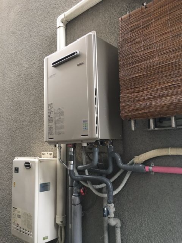 ガス給湯器交換工事　京都府城陽市　RUF-E2405SAW-A-set-13A - After