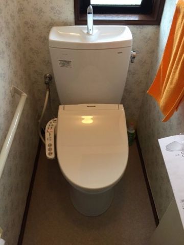 トイレ交換工事　千葉県千葉市中央区　CS230B-SH231BA-W