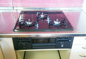 ビルトインガスコンロ交換工事　東京都足立区　N3GN2RSQ1(L/R) - After