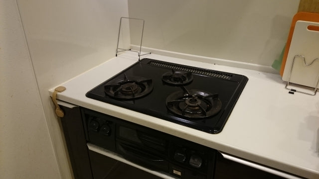 ガスコンロ交換工事　新潟県新潟市中央区　RHS31W15G22R3-STW - Before