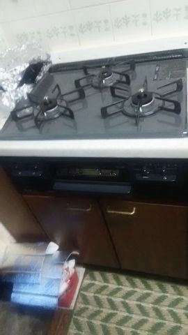 ビルトインガスコンロ交換工事　岐阜県岐阜市　RS31W21H2R-BW-13A - After