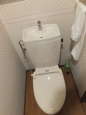 洗面化粧台 トイレ交換工事　京都府京都市北区　XCH3015WST - Before