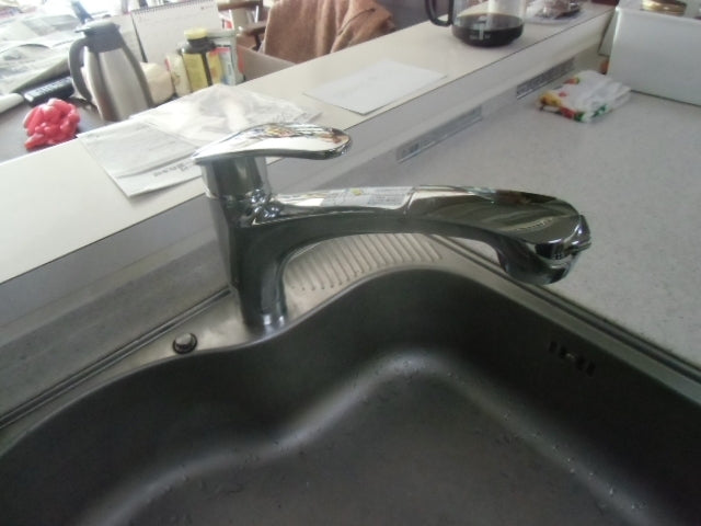 キッチン水栓交換・既設浄水器専用水栓取外し工事　神奈川県川崎市中原区　SF-A451SYX - After