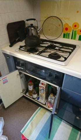 ビルトインガスコンロ交換工事　埼玉県入間市　RS31W20A30D-VW-13A - Before