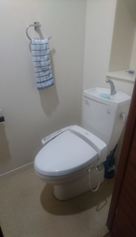 トイレ交換・床CF張替工事　東京都葛飾区　XCH1401WS - Before