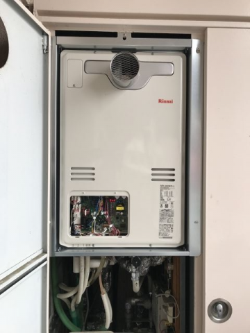 ガス給湯器 ビルトインガスコンロ交換工事　兵庫県西宮市　RUFH-A2400AT2-3-set-13A - After