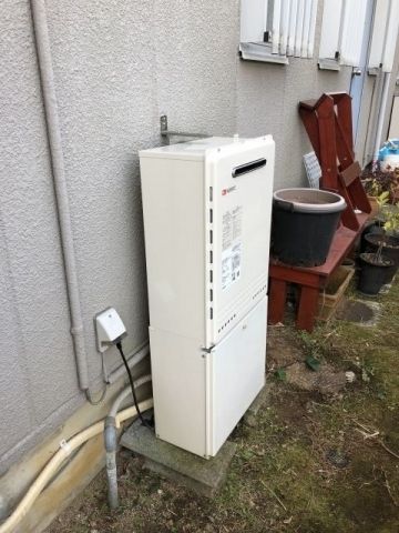 ガス給湯器交換工事　大阪府南河内郡千早赤阪村　GT-2460SAWX-BL-set-LPG - After