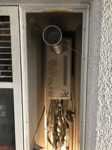 ガス給湯器 トイレ交換工事　大阪府吹田市　RUF-VS2005SAT-set-13A