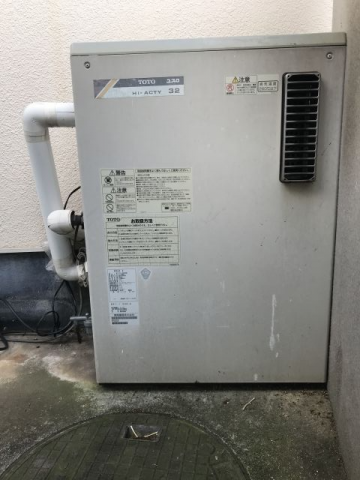 石油給湯器交換工事　岡山県倉敷市　UIB-SA38RX-M - Before