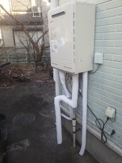 給湯器交換工事（ガスコック/可とう管交換え共）　東京都国分寺市　GT-2450AWX-2BL-set - After