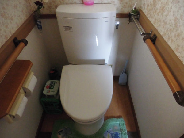 トイレ交換工事　京都府綾部市　CS230B-SH230BA-W