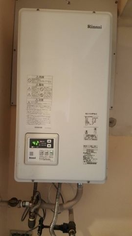 ガス給湯器交換工事　東京都港区　RUX-V1316FFDA-E-set-13A - After