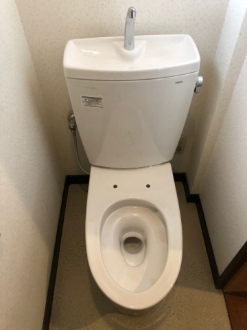 トイレ交換工事　愛知県碧南市　CS230B-SH231BA-W