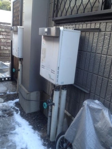 給湯器・排気カバー・給湯・給水・ガス交換工事　滋賀県大津市　GT-2050SAWX-2BL-set - Before