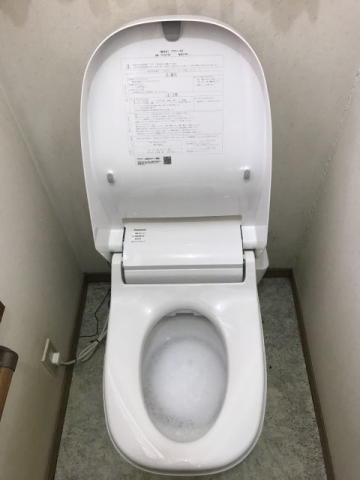 トイレ 蛇口交換工事　神奈川県川崎市多摩区　XCH1401WS