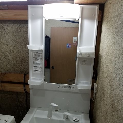 洗面化粧台交換工事　東京都練馬区　LDPB060BAGEN1A+LMPB060B1GFC1G - After