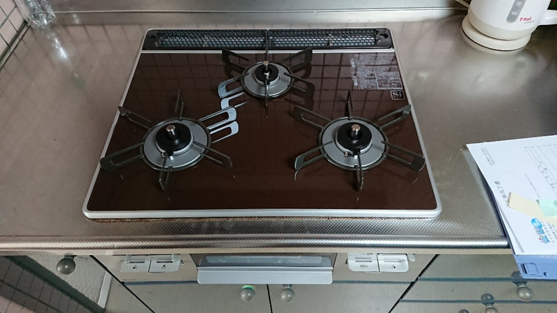 ビルトインガスコンロ交換工事　埼玉県草加市　RS31W20K10DG-VW-13A - After