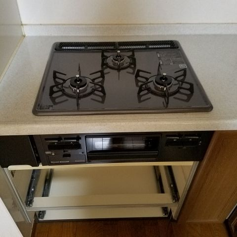 ビルトインガスコンロ交換工事　東京都板橋区　RB32AM4H2S-BW-13A
