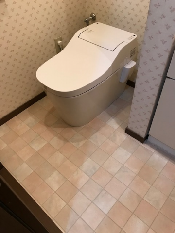 トイレ トイレ交換工事　大阪府大阪市住吉区　XCH3013RWST - After