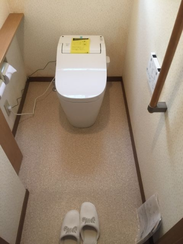 トイレ交換工事　千葉県八千代市　XCH1401WS