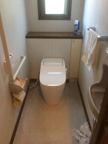 トイレ 2台交換工事　三重県鈴鹿市　XCH1401WS - After