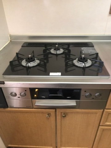 ビルトインガスコンロ交換工事　千葉県長生郡白子町　RHS31W23L9RSTW-LPG