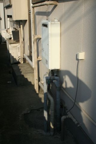 ガス給湯器交換工事　長崎県長崎市　GQ-2039WS-set-13A - Before
