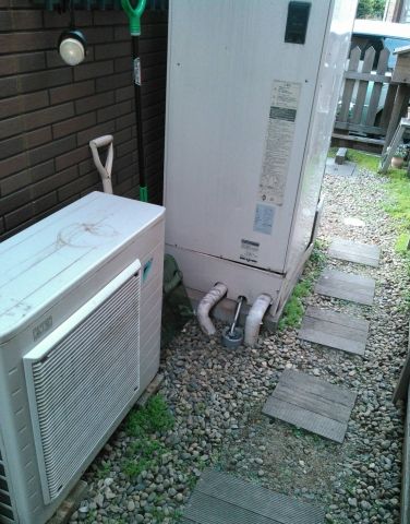 エコキュート交換工事　埼玉県さいたま市西区　EQ37TSV-set - Before