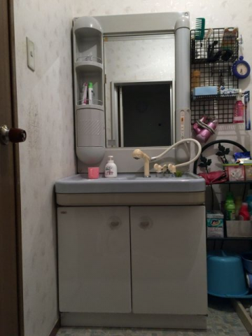 洗面化粧台 蛇口交換工事　和歌山県有田市　AR2N-755SY-VR1H - Before