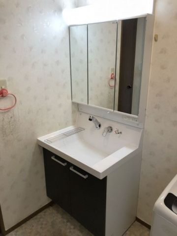 洗面化粧台 蛇口交換工事　和歌山県有田市　AR2N-755SY-VR1H - After