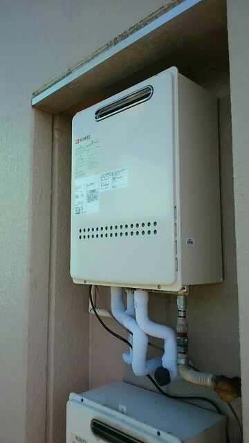 業務用給湯器交換工事・高所作業・2名作業・ガス配管交換え費　千葉県千葉市美浜区　00001 - After