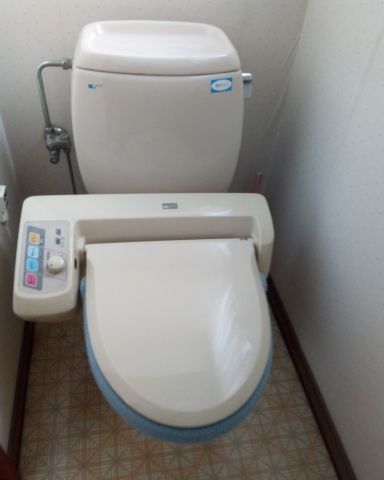 トイレ交換工事　山梨県甲府市　BC-ZA10H-120-DT-ZA150H-BW1 - Before