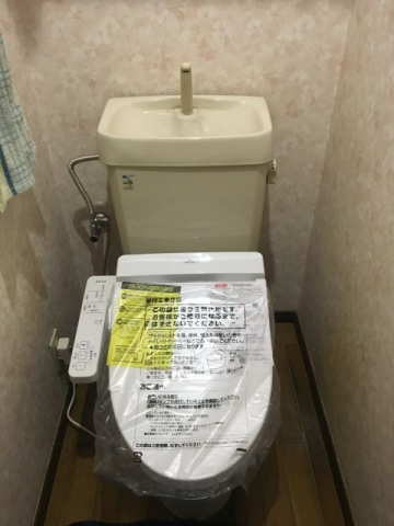 ビルトインガスコンロ 便座交換工事　埼玉県さいたま市浦和区　TCF2221E-NW1