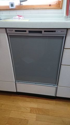 ビルトイン食洗機交換工事　神奈川県藤沢市　NP-45VD7S - After