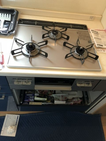 ビルトインガスコンロ交換工事　東京都渋谷区　RHS31W20A30DG-VW-13A - After
