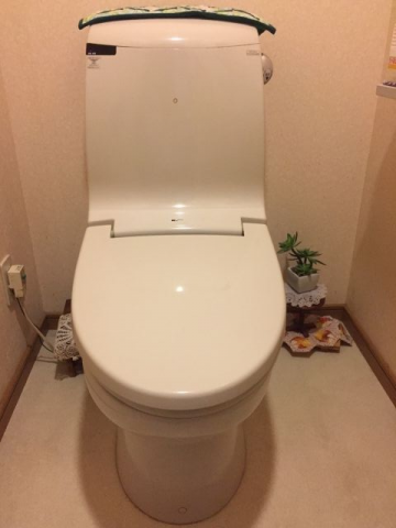 トイレ交換工事　山口県下関市　XCH1401WS - Before